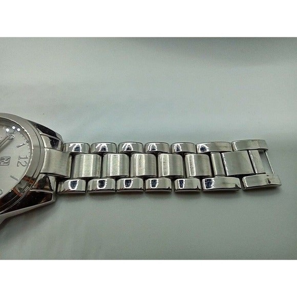 NY & C, ALL SILVER QUARTZ WRISTWATCH 15823 107 - Picture 5 of 12